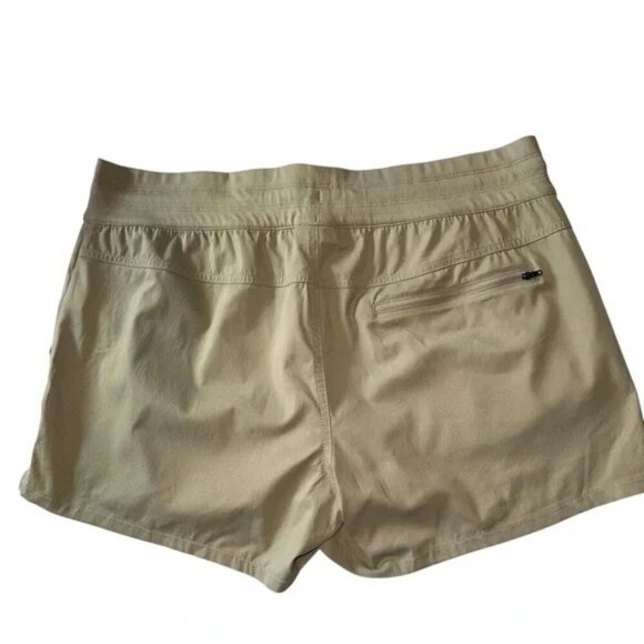 The North Face Womens Aphrodite Motion Shorts in XL Kelp tan - Picture 2 of 6